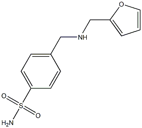4-{[(furan-2-ylmethyl)amino]methyl}benzene-1-sulfonamide Structure