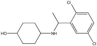 4-{[1-(2,5-dichlorophenyl)ethyl]amino}cyclohexan-1-ol Structure