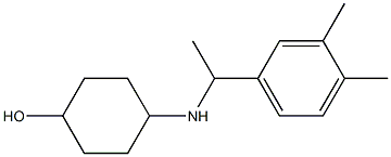 4-{[1-(3,4-dimethylphenyl)ethyl]amino}cyclohexan-1-ol 구조식 이미지