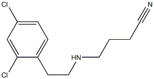 4-{[2-(2,4-dichlorophenyl)ethyl]amino}butanenitrile Structure