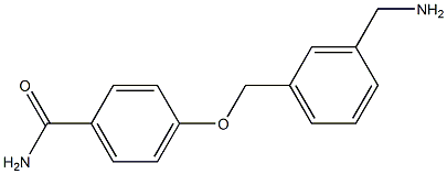 4-{[3-(aminomethyl)phenyl]methoxy}benzamide 구조식 이미지
