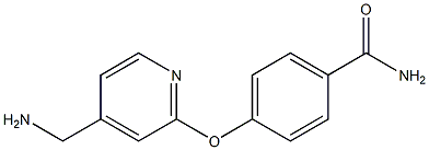 4-{[4-(aminomethyl)pyridin-2-yl]oxy}benzamide Structure