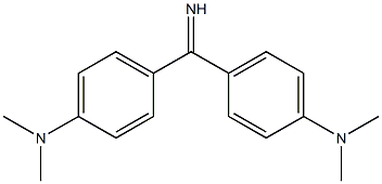 4-{[4-(dimethylamino)phenyl]carboximidoyl}-N,N-dimethylaniline 구조식 이미지
