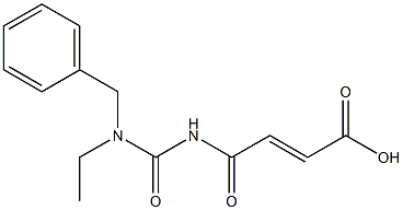 4-{[benzyl(ethyl)carbamoyl]amino}-4-oxobut-2-enoic acid 구조식 이미지