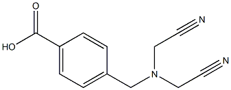 4-{[bis(cyanomethyl)amino]methyl}benzoic acid 구조식 이미지