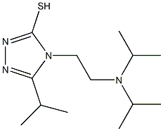 4-{2-[bis(propan-2-yl)amino]ethyl}-5-(propan-2-yl)-4H-1,2,4-triazole-3-thiol Structure