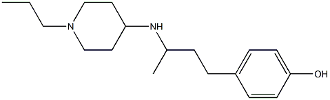 4-{3-[(1-propylpiperidin-4-yl)amino]butyl}phenol Structure