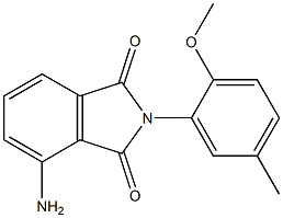 4-amino-2-(2-methoxy-5-methylphenyl)-2,3-dihydro-1H-isoindole-1,3-dione 구조식 이미지
