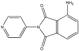 4-amino-2-(pyridin-4-yl)-2,3-dihydro-1H-isoindole-1,3-dione Structure