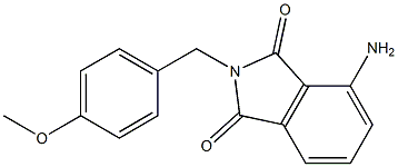 4-amino-2-[(4-methoxyphenyl)methyl]-2,3-dihydro-1H-isoindole-1,3-dione 구조식 이미지