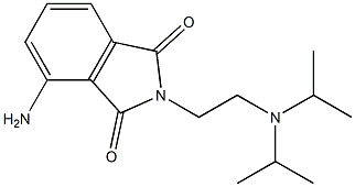 4-amino-2-{2-[bis(propan-2-yl)amino]ethyl}-2,3-dihydro-1H-isoindole-1,3-dione Structure