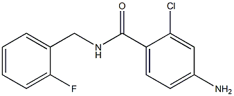 4-amino-2-chloro-N-(2-fluorobenzyl)benzamide Structure