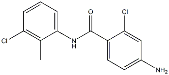 4-amino-2-chloro-N-(3-chloro-2-methylphenyl)benzamide 구조식 이미지