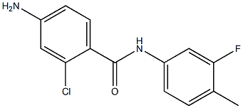 4-amino-2-chloro-N-(3-fluoro-4-methylphenyl)benzamide Structure