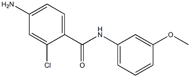 4-amino-2-chloro-N-(3-methoxyphenyl)benzamide Structure