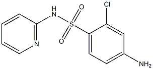 4-amino-2-chloro-N-(pyridin-2-yl)benzene-1-sulfonamide 구조식 이미지