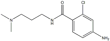 4-amino-2-chloro-N-[3-(dimethylamino)propyl]benzamide 구조식 이미지