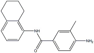 4-amino-3-methyl-N-(5,6,7,8-tetrahydronaphthalen-1-yl)benzamide Structure