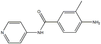 4-amino-3-methyl-N-pyridin-4-ylbenzamide Structure