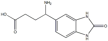 4-amino-4-(2-oxo-2,3-dihydro-1H-1,3-benzodiazol-5-yl)butanoic acid Structure