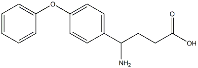 4-amino-4-(4-phenoxyphenyl)butanoic acid Structure