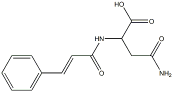 4-amino-4-oxo-2-{[(2E)-3-phenylprop-2-enoyl]amino}butanoic acid 구조식 이미지