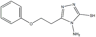 4-amino-5-(2-phenoxyethyl)-4H-1,2,4-triazole-3-thiol 구조식 이미지