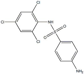 4-amino-N-(2,4,6-trichlorophenyl)benzene-1-sulfonamide Structure