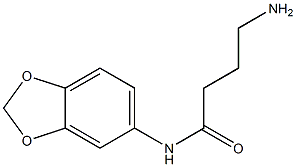 4-amino-N-(2H-1,3-benzodioxol-5-yl)butanamide Structure