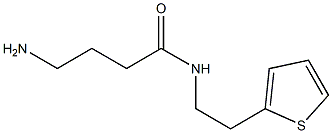 4-amino-N-(2-thien-2-ylethyl)butanamide Structure