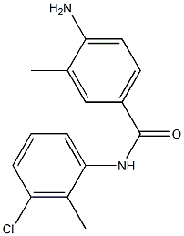 4-amino-N-(3-chloro-2-methylphenyl)-3-methylbenzamide 구조식 이미지