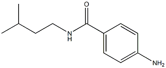 4-amino-N-(3-methylbutyl)benzamide Structure
