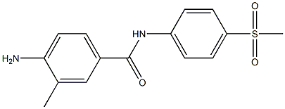 4-amino-N-(4-methanesulfonylphenyl)-3-methylbenzamide Structure