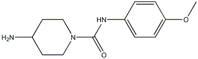 4-amino-N-(4-methoxyphenyl)piperidine-1-carboxamide Structure