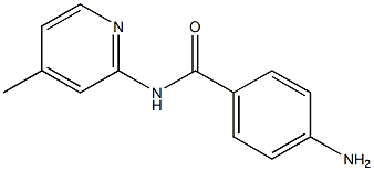 4-amino-N-(4-methylpyridin-2-yl)benzamide 구조식 이미지