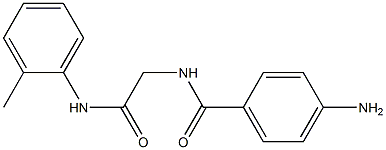 4-amino-N-{2-[(2-methylphenyl)amino]-2-oxoethyl}benzamide Structure