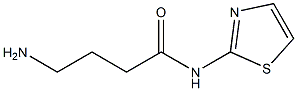 4-amino-N-1,3-thiazol-2-ylbutanamide Structure