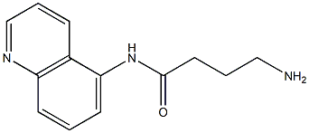 4-amino-N-quinolin-5-ylbutanamide 구조식 이미지