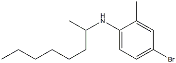 4-bromo-2-methyl-N-(octan-2-yl)aniline 구조식 이미지