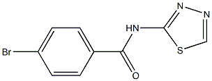 4-bromo-N-(1,3,4-thiadiazol-2-yl)benzamide Structure