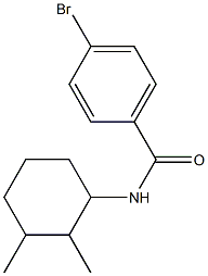 4-bromo-N-(2,3-dimethylcyclohexyl)benzamide 구조식 이미지