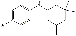 4-bromo-N-(3,3,5-trimethylcyclohexyl)aniline 구조식 이미지
