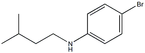 4-bromo-N-(3-methylbutyl)aniline Structure