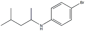 4-bromo-N-(4-methylpentan-2-yl)aniline Structure