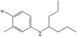 4-bromo-N-(heptan-4-yl)-3-methylaniline Structure