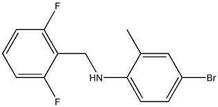 4-bromo-N-[(2,6-difluorophenyl)methyl]-2-methylaniline Structure
