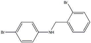 4-bromo-N-[(2-bromophenyl)methyl]aniline 구조식 이미지