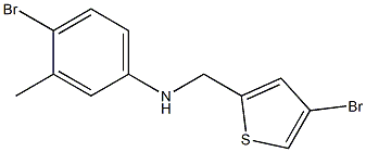 4-bromo-N-[(4-bromothiophen-2-yl)methyl]-3-methylaniline 구조식 이미지