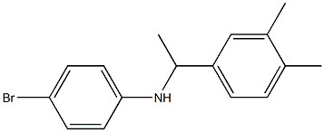 4-bromo-N-[1-(3,4-dimethylphenyl)ethyl]aniline Structure