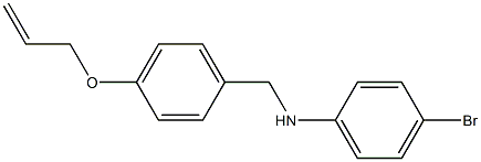 4-bromo-N-{[4-(prop-2-en-1-yloxy)phenyl]methyl}aniline 구조식 이미지
